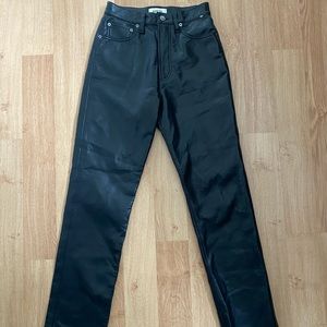 AGOLDE Leather Pants